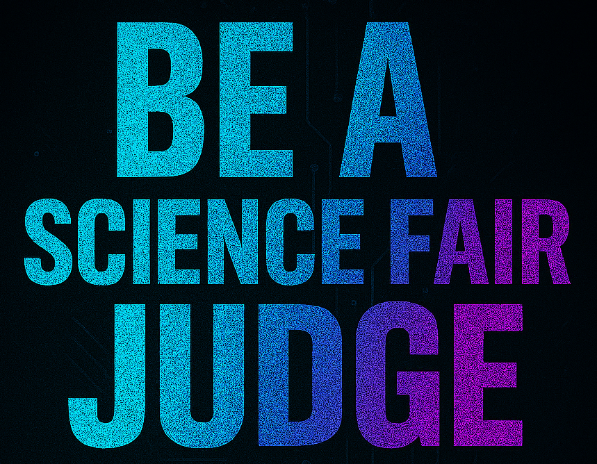 Be a Science Fair Judge Logo