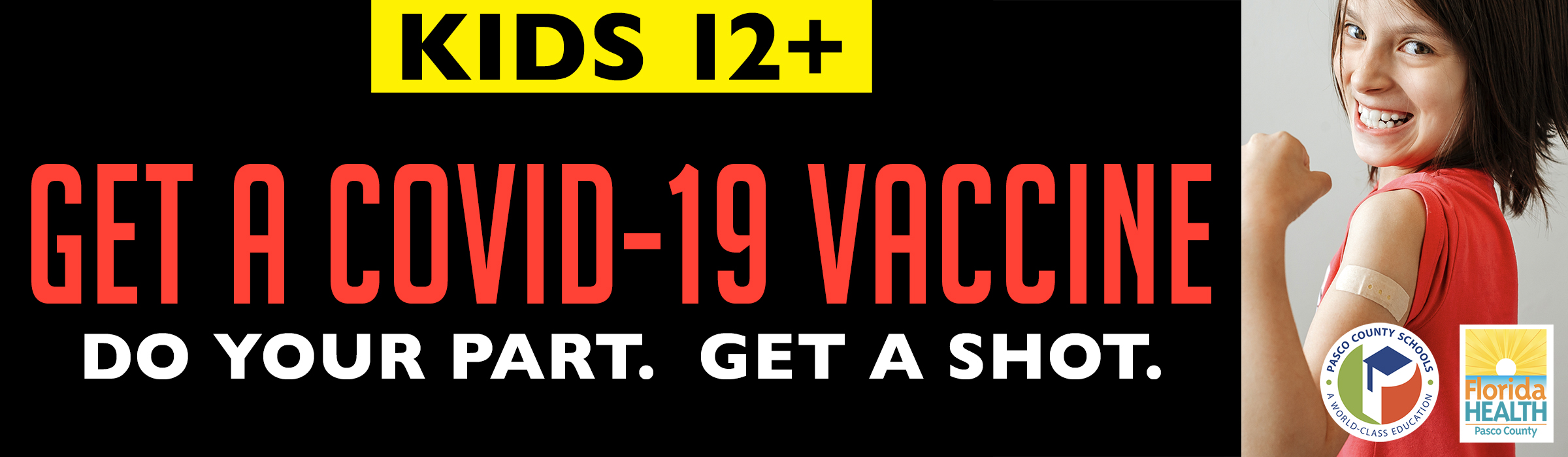 Kids 12+ get a covid-19 vaccine.  Do your part. Get a shot