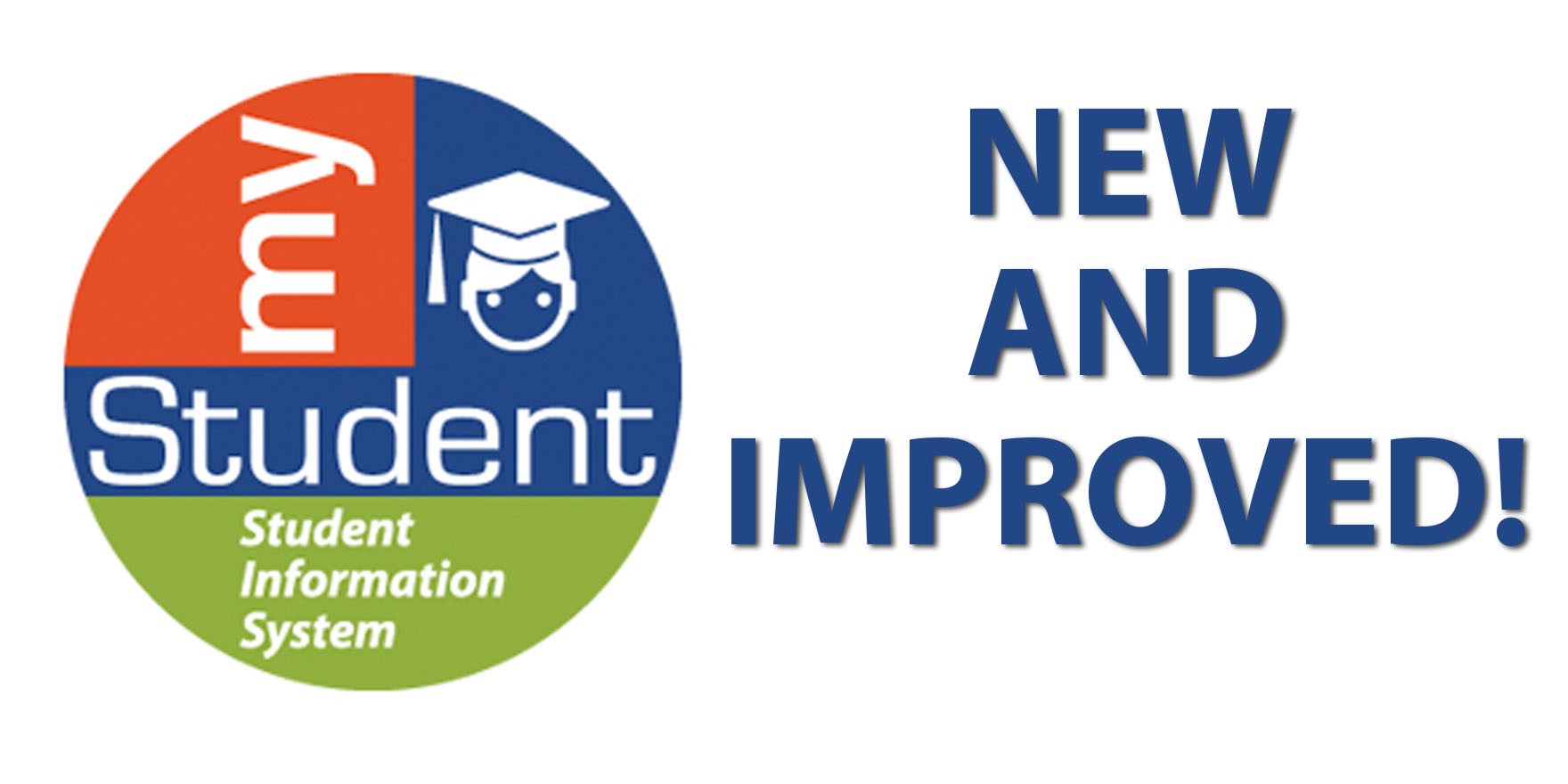new and improved - mystudent, student information system