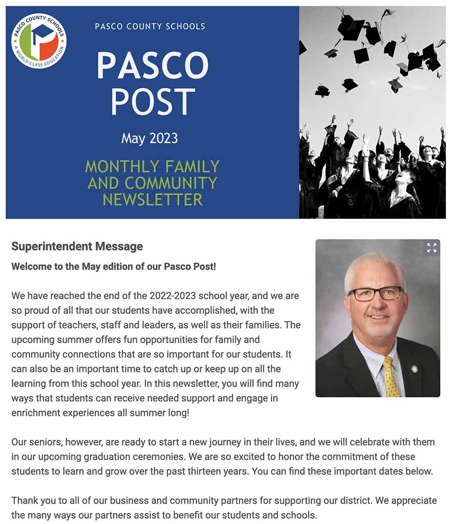 cover of pasco post