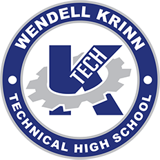 School logo for Wendell Krinn Technical High School